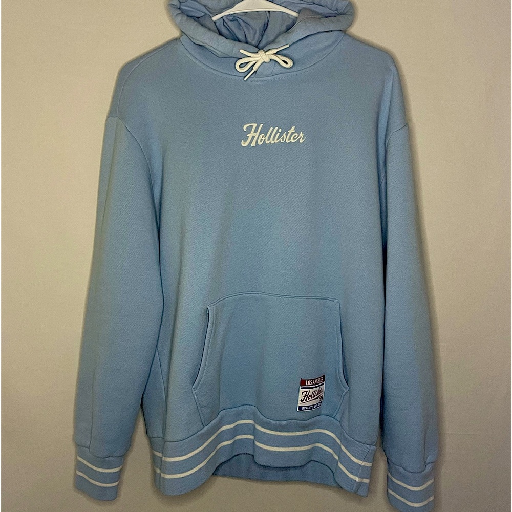 Hollister Blue Mens Hoodie